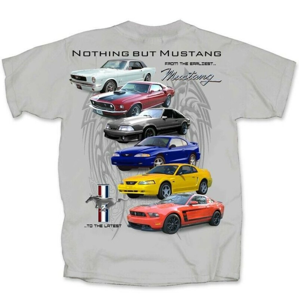 Nothing But Ford Mustang Collection Short Sleeve T-Shirt - NEW Fast Ship